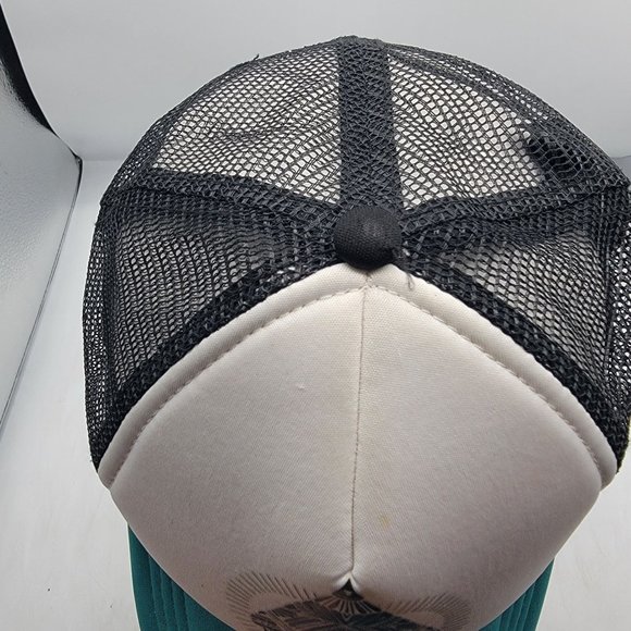 Volcom Ocean Drift Adults White Teal Hat Cap Adjustable Breathable Comfort - Picture 6 of 9